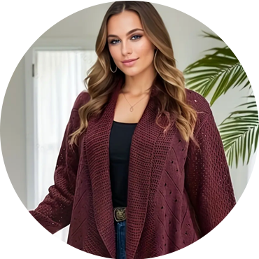 Plus Size Cardigan