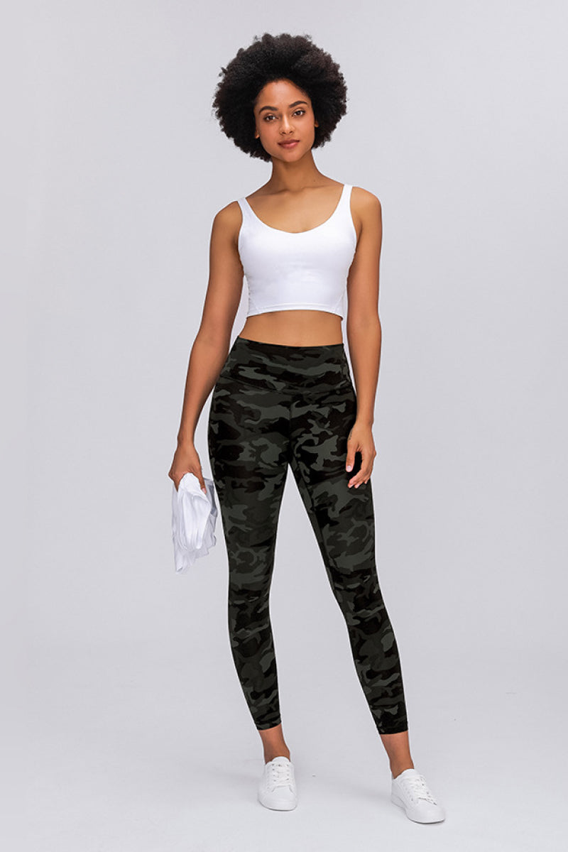 Millennia Wide Seamless Band Waist Sports Leggings