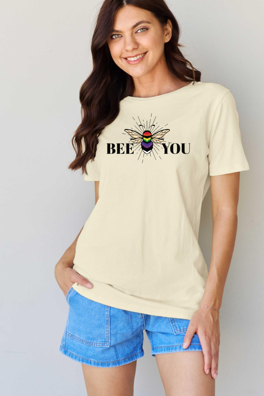 Simply Love Full Size BEE YOU Graphic T-Shirt